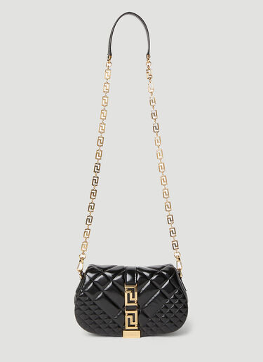 Versace Greca Goddess Shoulder Bag Black vrs0253045