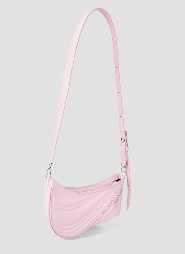 Mugler Spiral Curve 01 Shoulder Bag Pink mug0252041