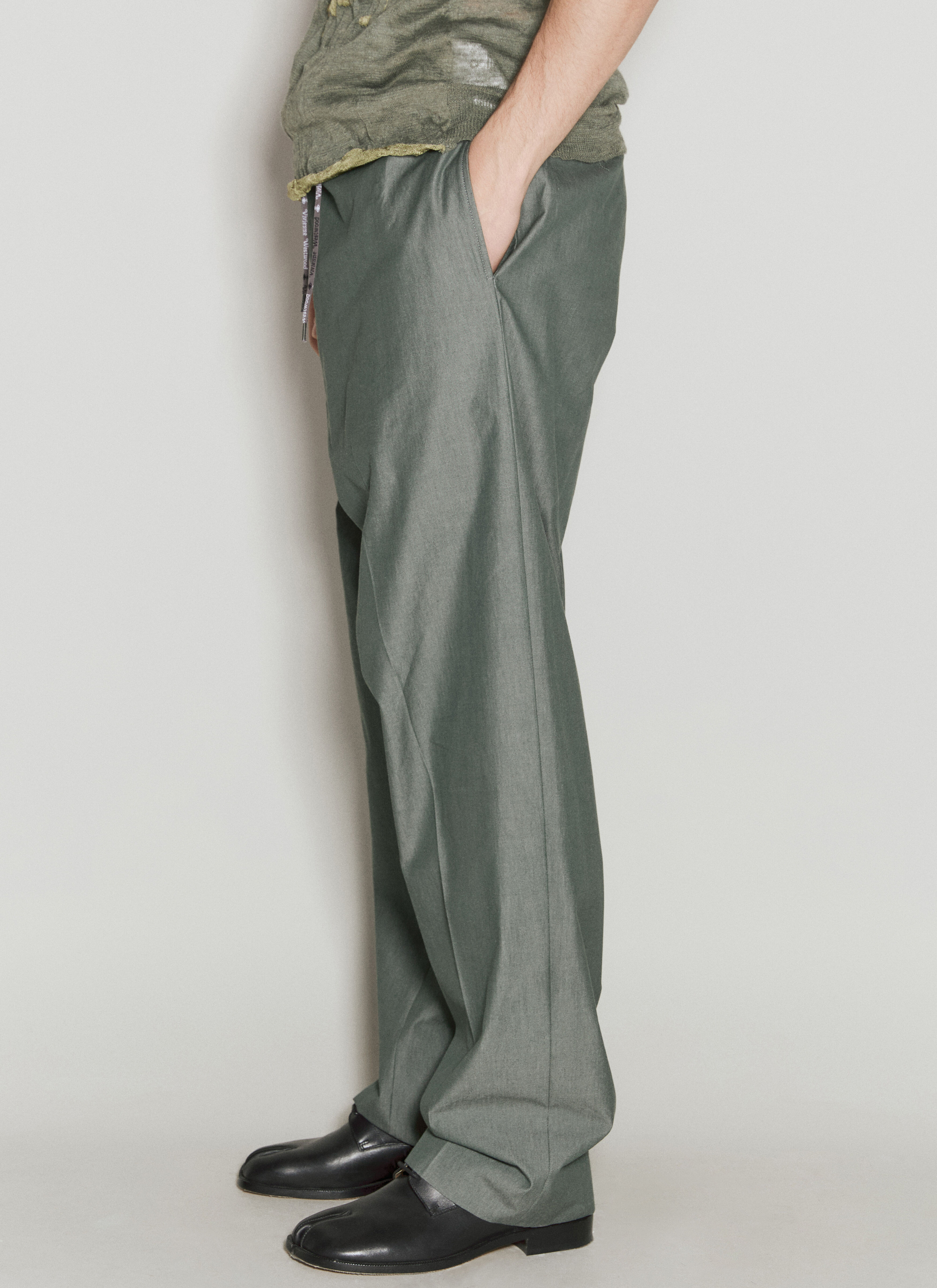 Vivienne Westwood Men's' Wreck Pants in Green | LN-CC®