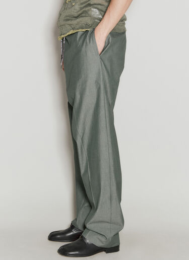 Vivienne Westwood Wreck 长裤 绿色 vvw0156002