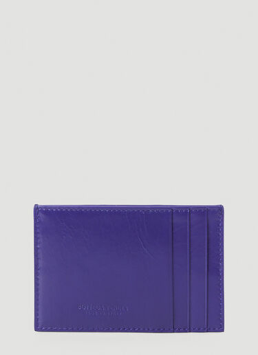 Bottega Veneta Intreccio Card Holder Purple bov0148153