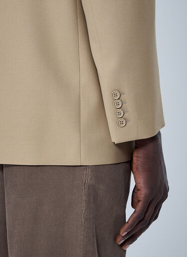 Saint Laurent Yves Wool Blazer Beige sla0159005