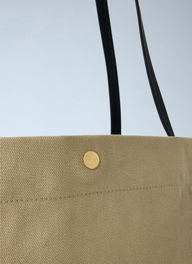 The Row Idaho Canvas Shoulder Bag Brown row0265026