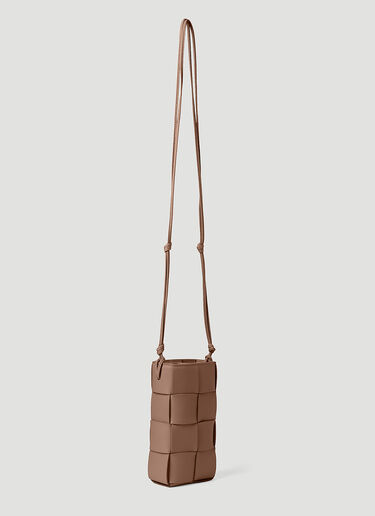 Bottega Veneta イントレチャートスマホポーチ カーキ bov0253042