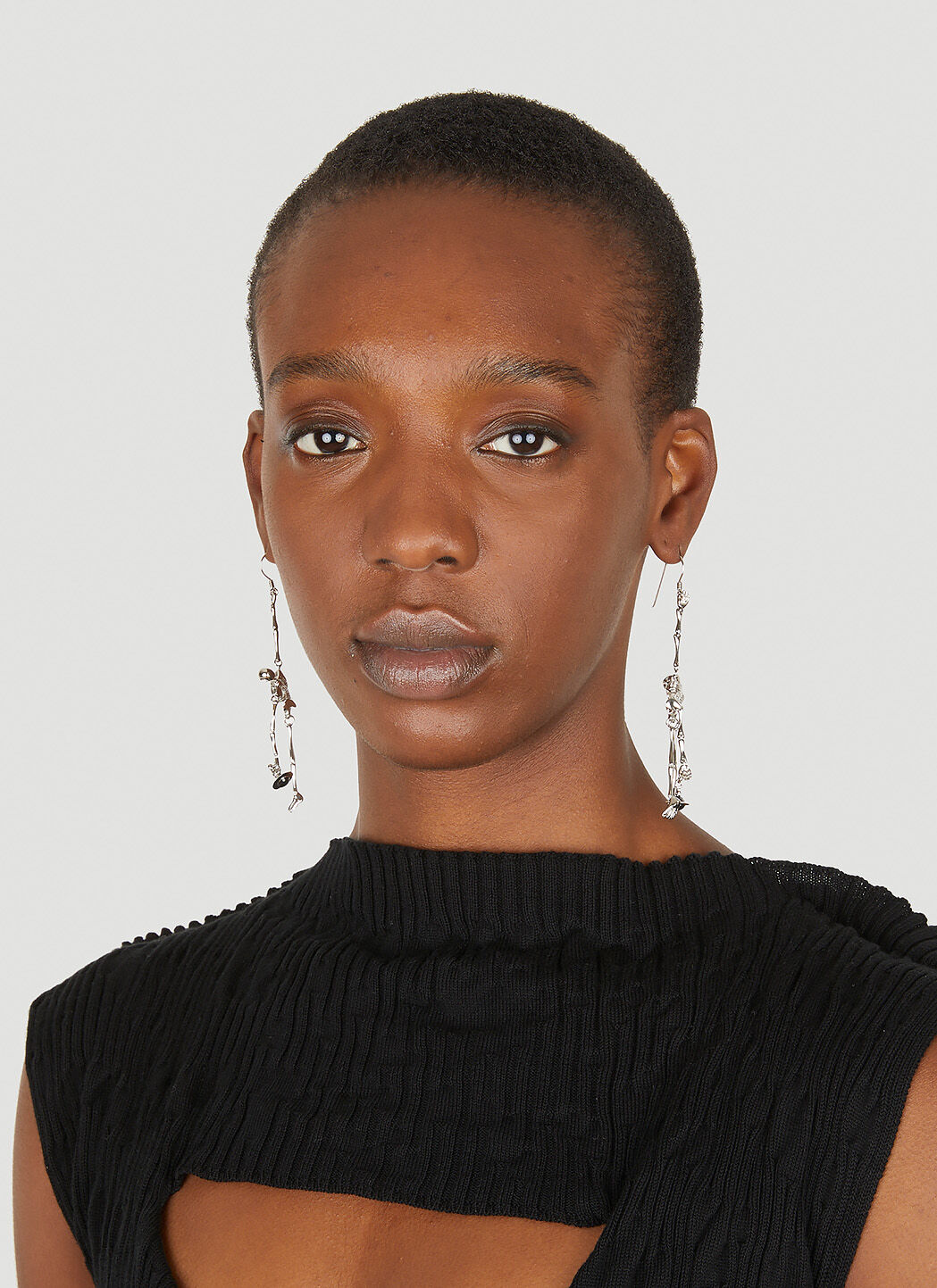 Vivienne westwood sales skeleton earrings