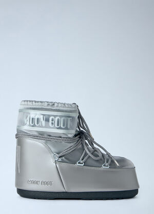 Moon Boot Icon Low Glance Boots Silver mnb0366015