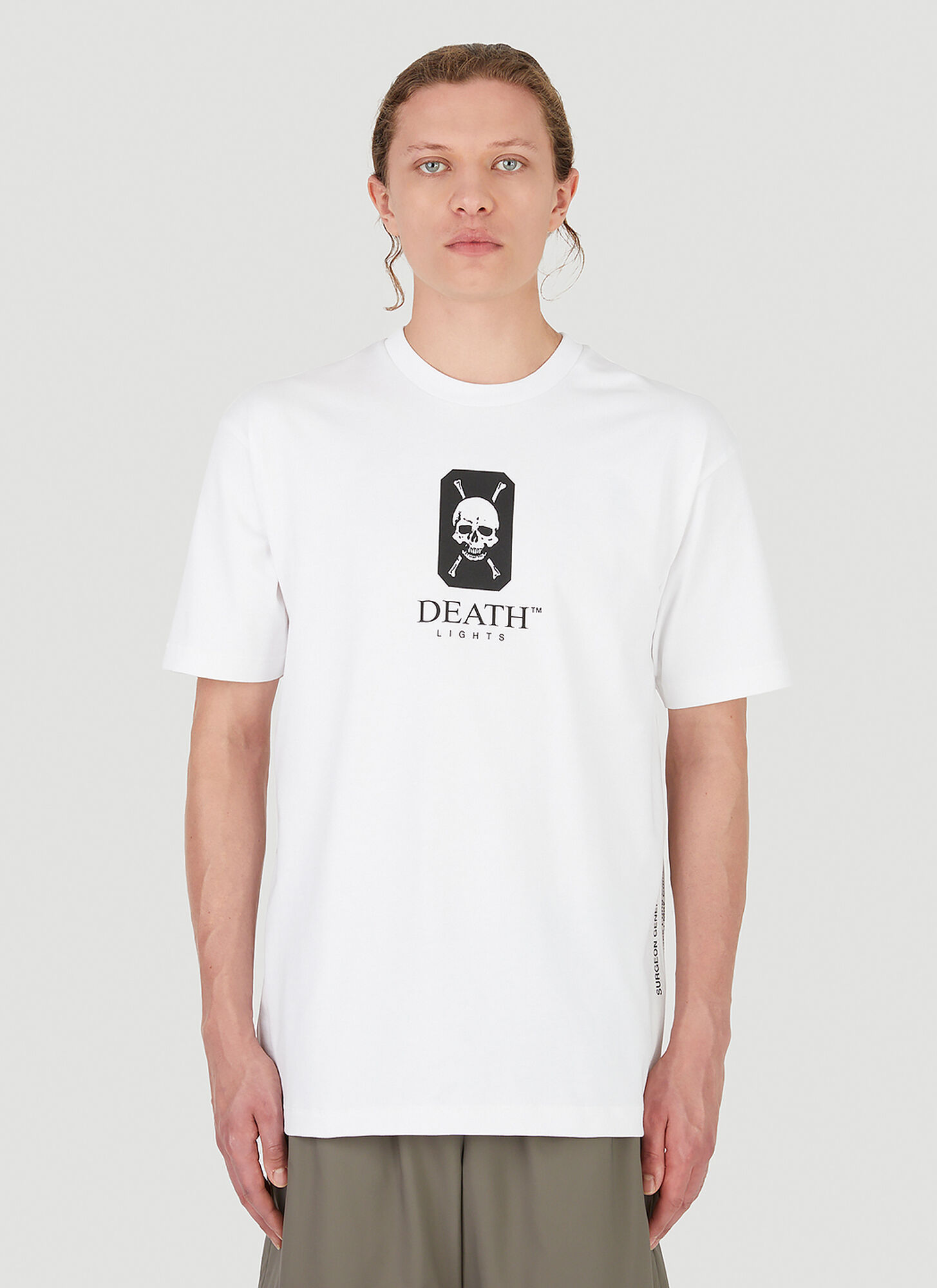 Death Cigarettes Death T-shirt Male White