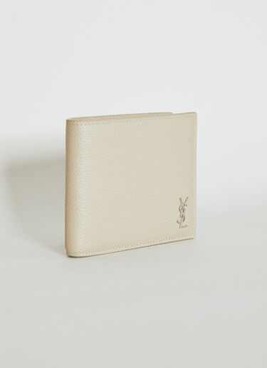 Saint Laurent Tiny Cassandre East/West Wallet Beige sla0154054