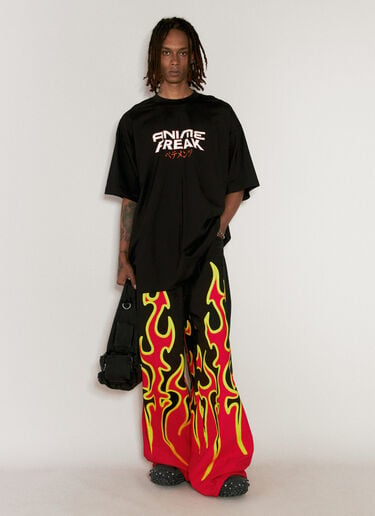 VETEMENTS Fire Big-Shape Jeans Red vet0156010