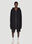 MM6 Maison Margiela Distressed Hooded Sweatshirt Black mmm0152006
