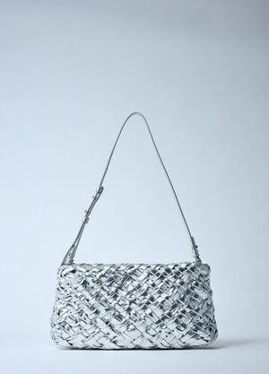 Bottega Veneta Kalimero Cha-Cha Shoulder Bag Silver bov0259074