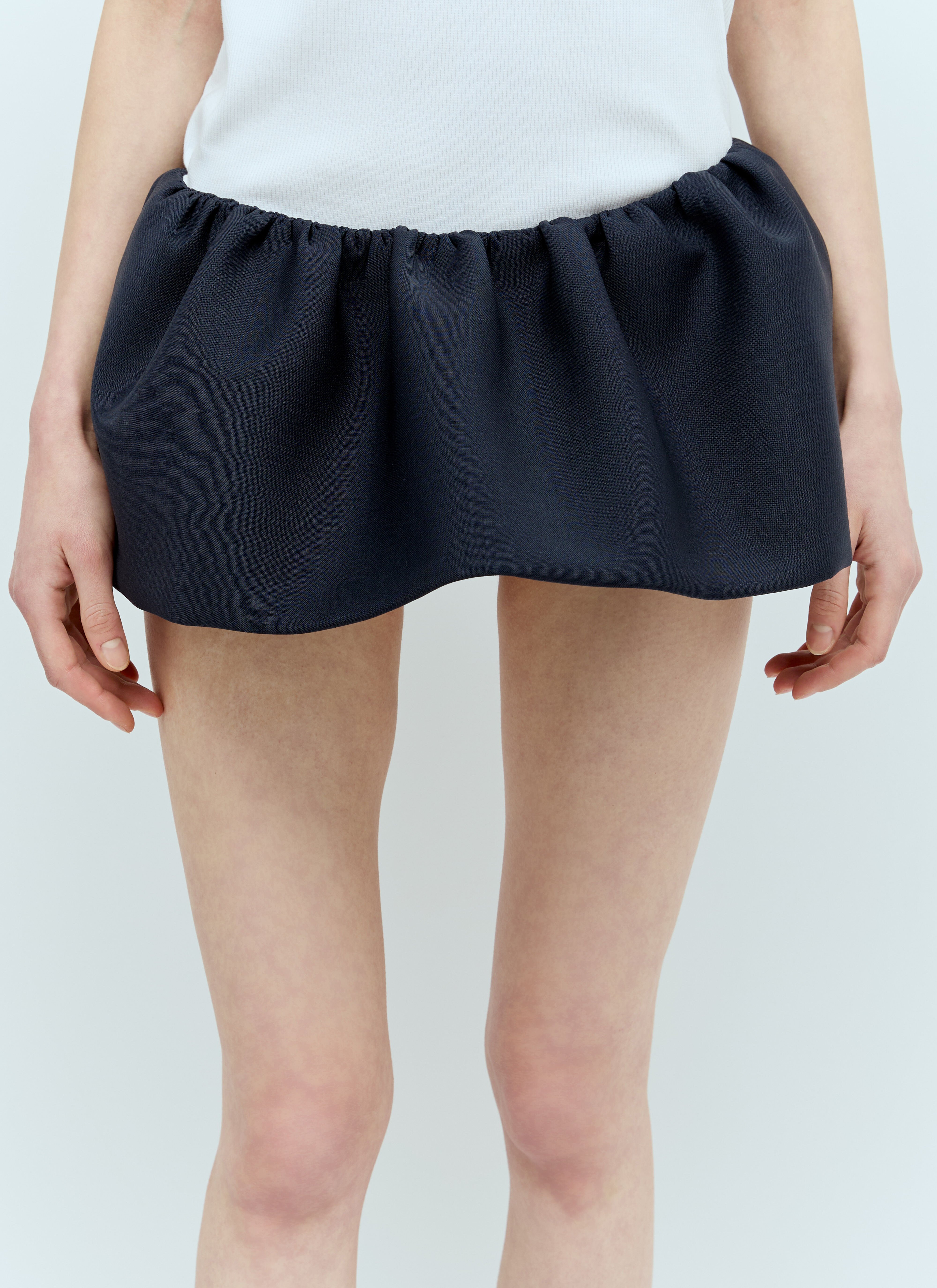 Miu Miu Mohair Mini Skirt in Navy für Damen | LN-CC®