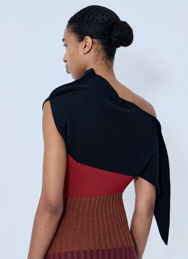 Kiko Kostadinov Lemoyne Knitted Dress Red kko0264007