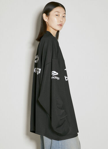 Balenciaga 3B Sports Icon 滑雪 T 恤 黑色 bal0255104