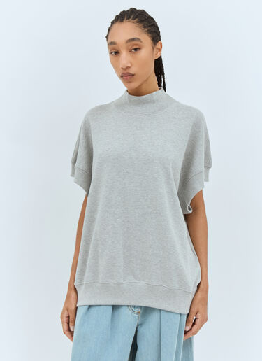 Dries Van Noten Short-Sleeve Sweatshirt Grey dvn0258020