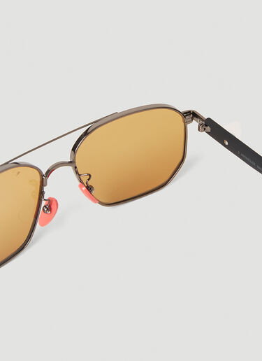 Flaperon Navigator Sunglasses Moncler Flaperon Navigator Sunglasses Yellow mon0351003