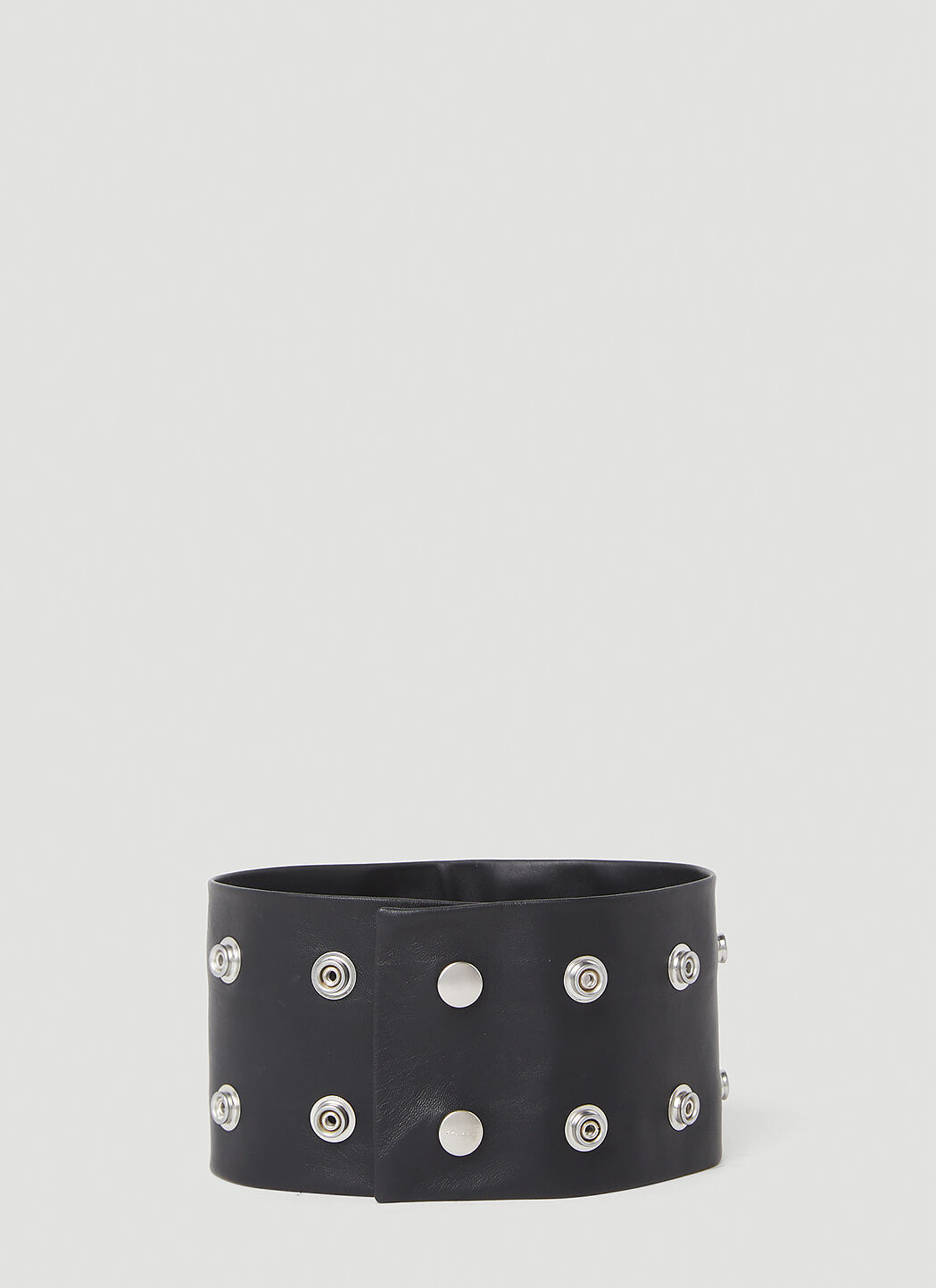 新品 Rick Owens 23AW Leather Stud Necklace Rick Owens Leather Stud Necklace en Black pour femme | LN-CC®