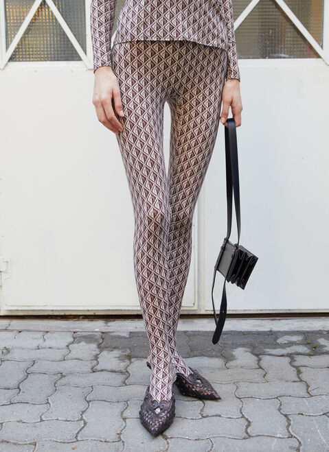 Vivienne Westwood Regenerated Moon Diamant Tights Silver vvw0254008