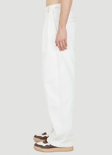 Jacquemus Le de Nimes Bicou 长裤 白色 jac0150018