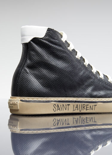 Saint Laurent 말리부 하이탑 스니커즈 블랙 sla0154035