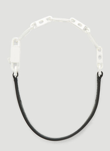 Rick Owens Chain Choker Necklace Black ric0147042