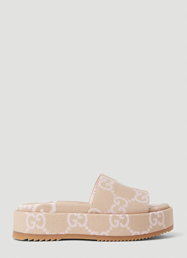 Gucci Jumbo GG Platform Sandals Pink guc0251283