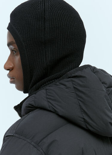 Stone Island Wool Knit Balaclava Black sto0154090