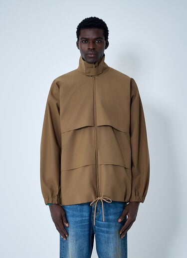 Technical Stand Collar Jacket Lacoste Technical Stand Collar Jacket Camel lac0162012