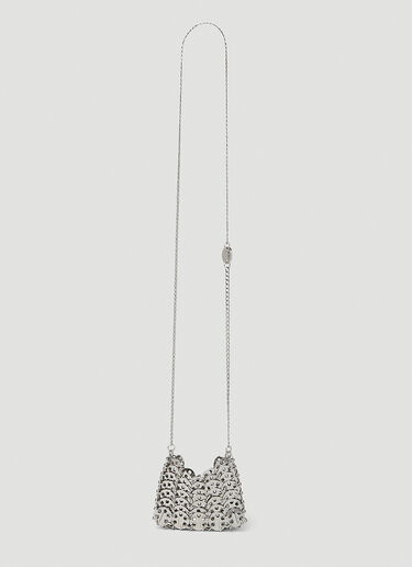 Rabanne 1969 Micro Shoulder Bag Silver pac0251002