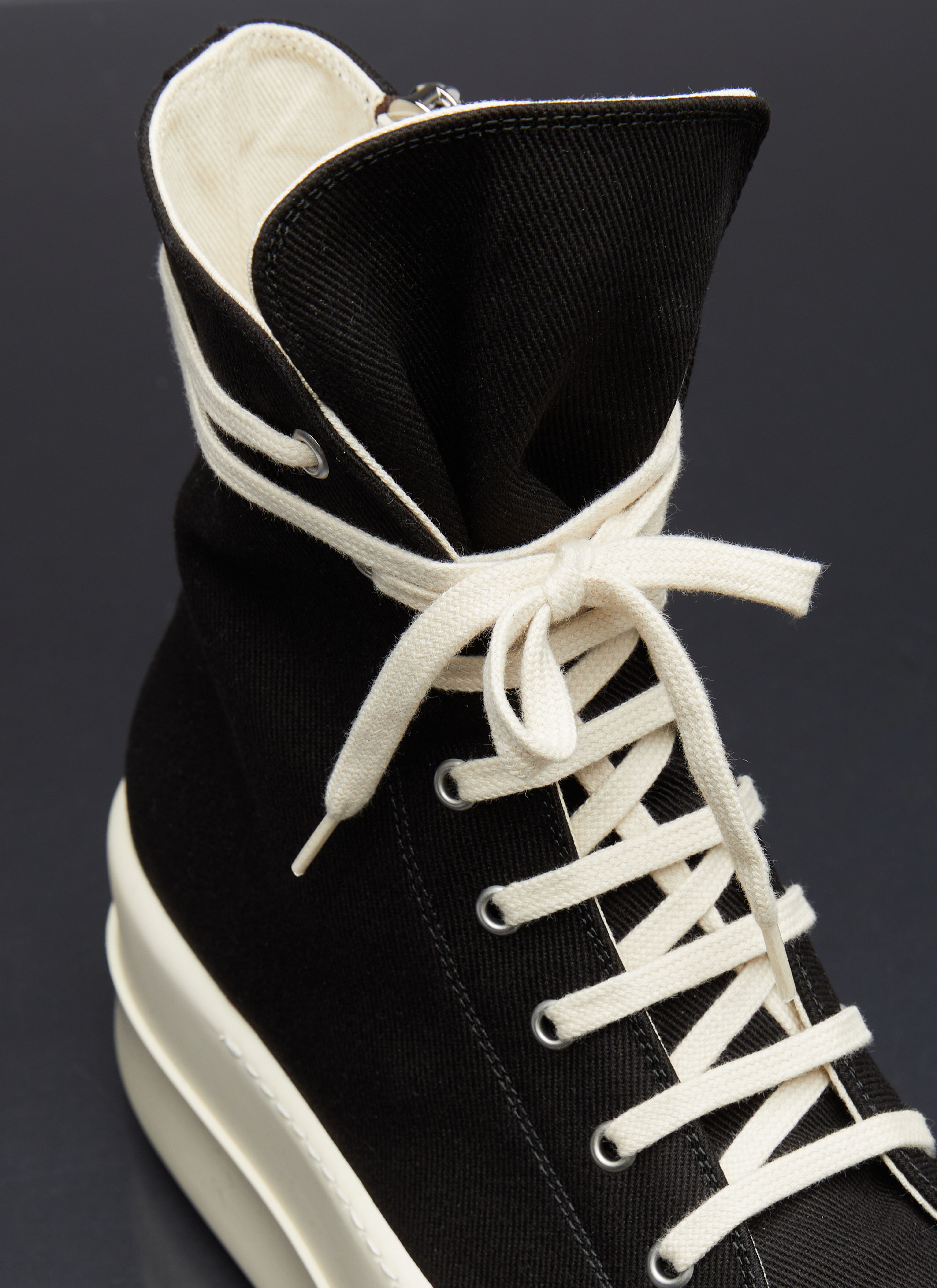 Rick Owens DRKSHDW Men's' Chunky Sole High Top Sneakers in Black | LN-CC®