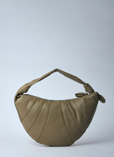 Lemaire Small Fortune Croissant Bag Khaki lem0260016