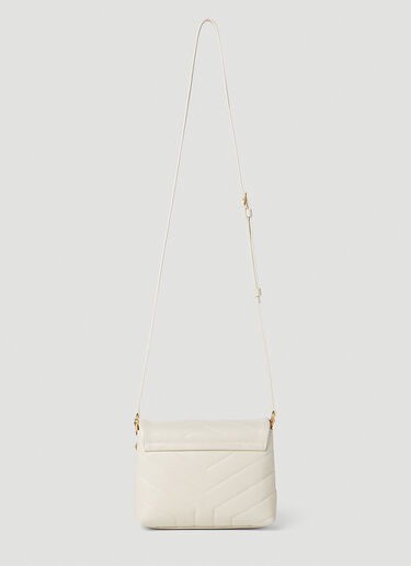 Saint Laurent Loulou Toy Shoulder Bag Cream sla0251072
