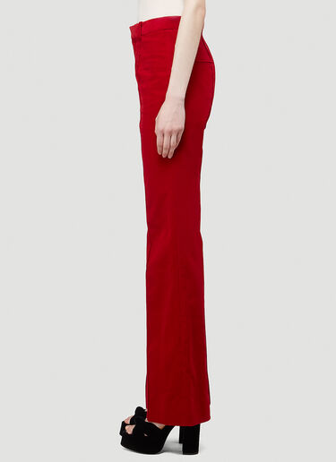Saint Laurent Corduroy Pants Red sla0241018