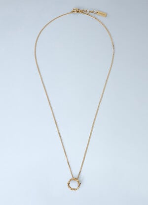 Saint Laurent YSL Pendant Necklace Gold sla0263105