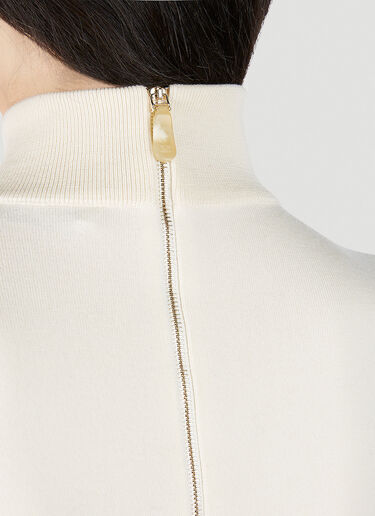 발보 하이넥 니트 탑 Max Mara 발보 하이넥 니트 탑 화이트 max0251013
