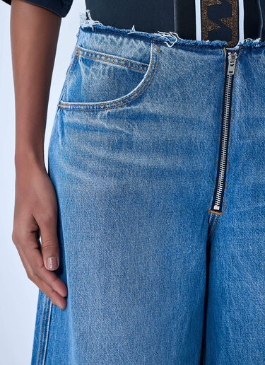 Alexander Wang Wide-Leg Denim Jeans Blue awg0263029