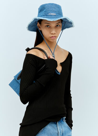 Jacquemus Le Bob Artichaut Bucket Hat Blue jac0356004