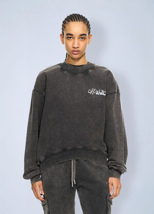 Off-White Off Marker Over Crew Sweatshirt Black ofw0264024