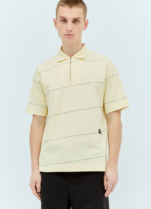 Thom Browne Striped Polo Shirt Navy thb0156001