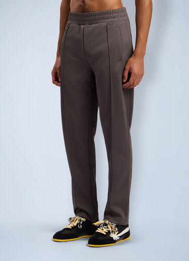 Curved Logo Track Pants Palm Angels Curved Logo Track Pants Grey pma0162107