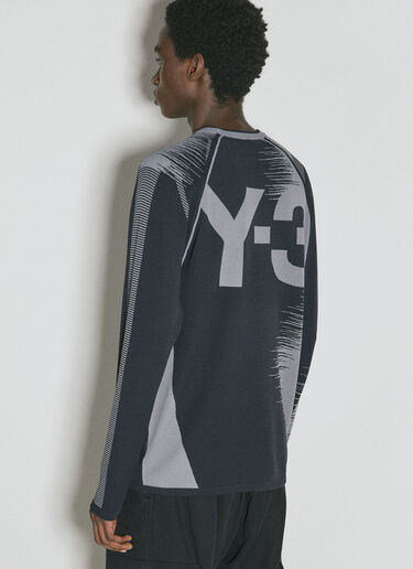 Engineered Knit Sweater Y-3 Engineered Knit Sweater Grey yyy0156001