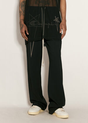Rick Owens x Champion Dietrich Drawstring Track Pants Black roc0157011