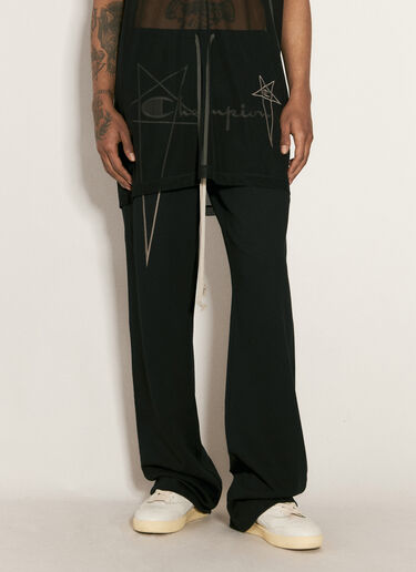 Rick Owens x Champion Dietrich Drawstring Track Pants Black roc0157006