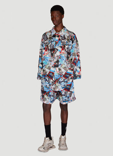 Balenciaga Pyjama Shorts Multicolour bal0148009