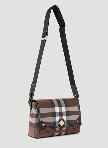 Burberry 체크 노트 숄더백 브라운 bur0251066