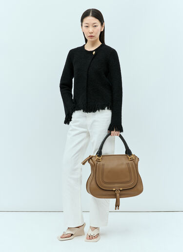 Chloé Large Marcie Double Tote Bag Brown chl0255048