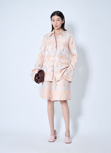 Dries Van Noten 자카드 쇼츠  핑크 dvn0260012