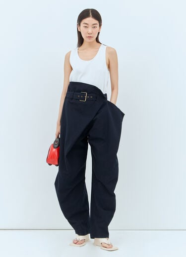Fold-Over Pants JW Anderson Fold-Over Pants Navy jwa0257005