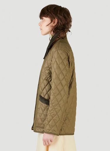 Burberry Quilted Jacket Green bur0245005