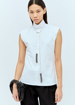 Pearl Octopuss.y Dracula Rope Necklace Silver prl0355003